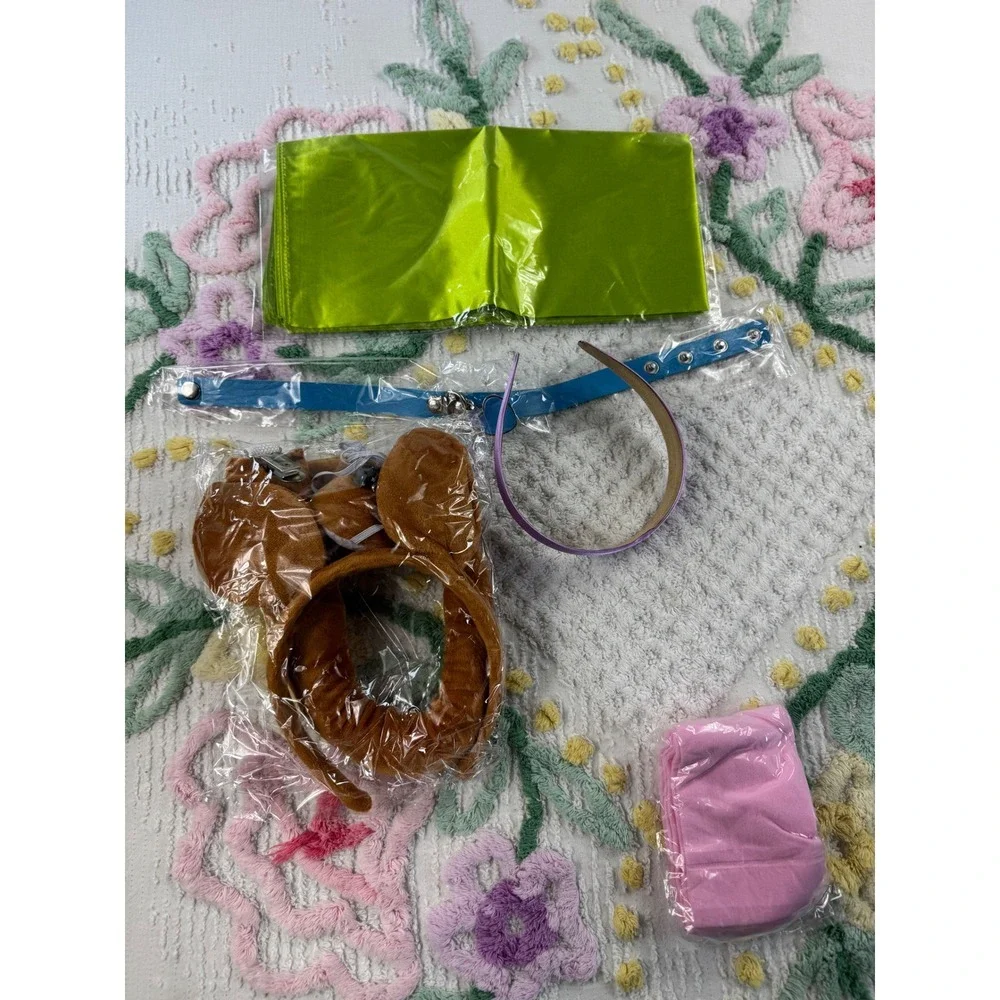 Deer Costume Set Headband Tail Collar Nose Accessory‎ Halloween